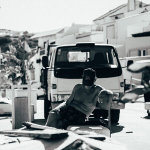 man on the coast
